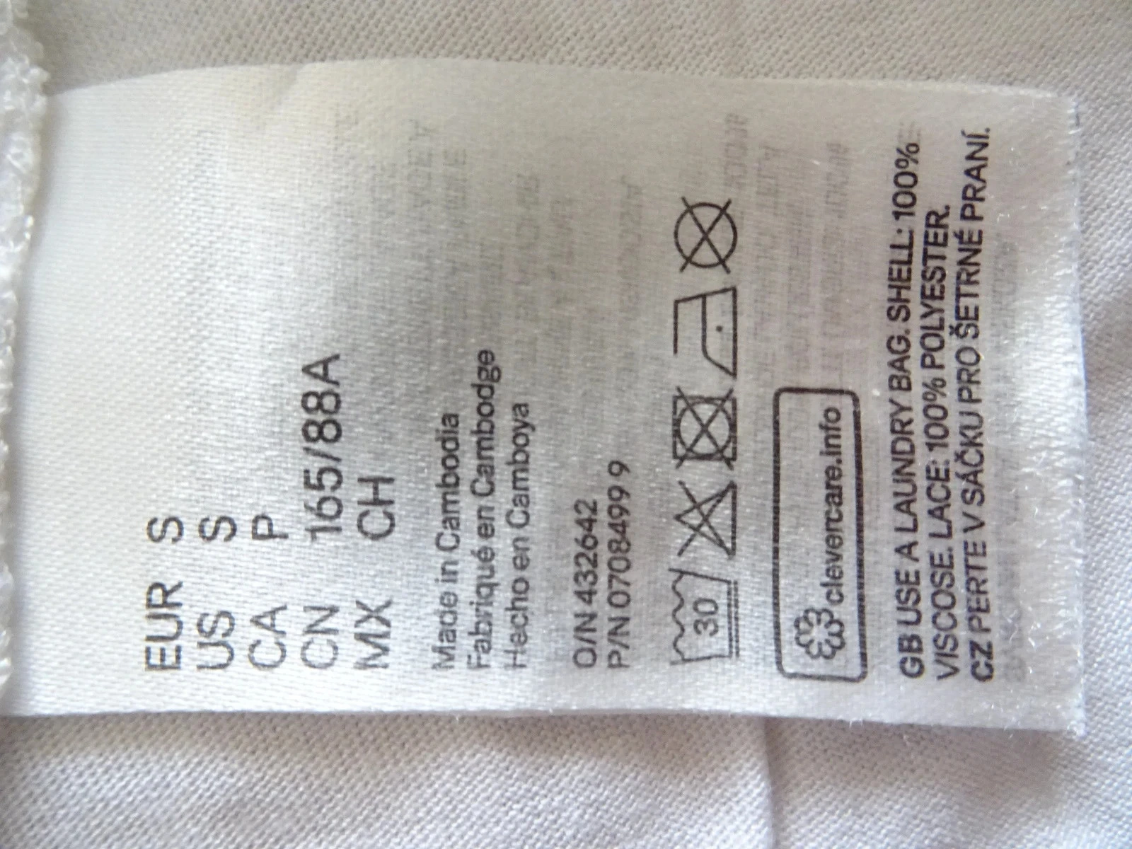 H&M sleeveless white top size S – photo 3